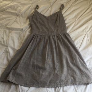 Chambray Polka Dot Cami Dress